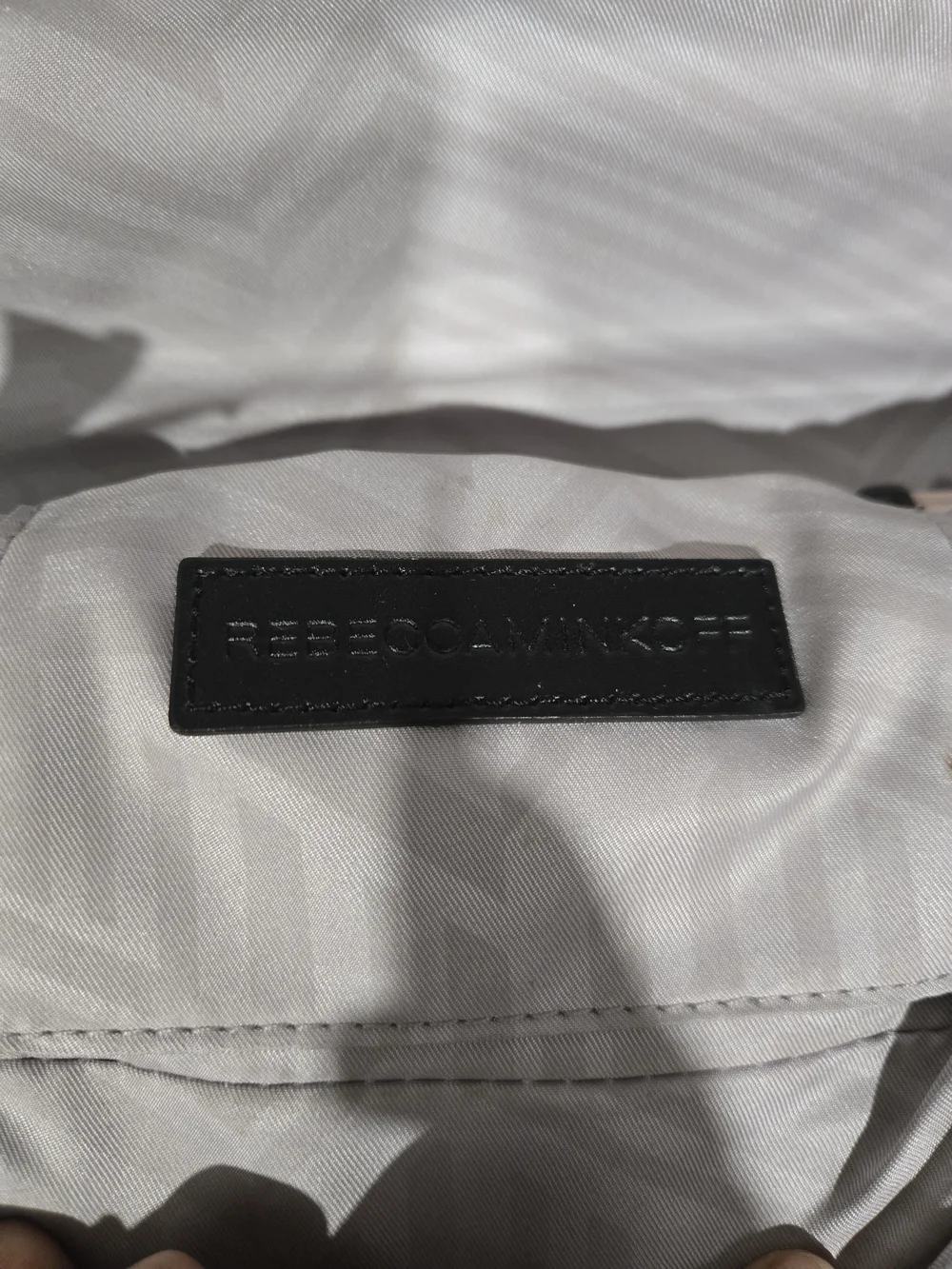 Rebecca Minkoff Womens Love Crossbody Bag Pink Chevron Square Turnlock Quilted - Picture 4 of 6